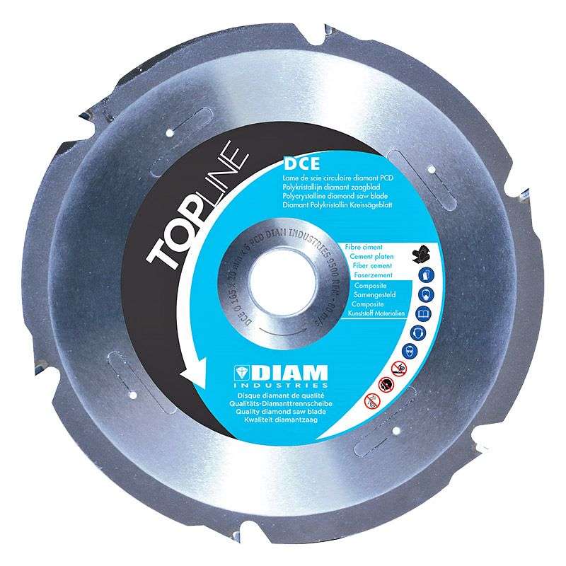 Lame de scie circulaire DIAM INDUSTRIES DCE Gamme TOPLINE polycristallin