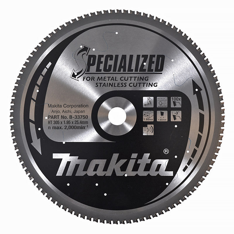 Lame de scie MAKITA B-33750 Ø305mm Specialized métal et inox
