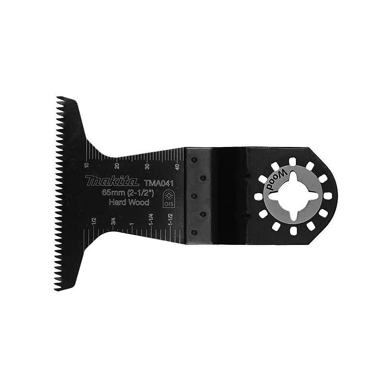 Lame plongeante HCS MAKITA B-64901 pour coupe rapide de bois avec clous 65 x 40 mm