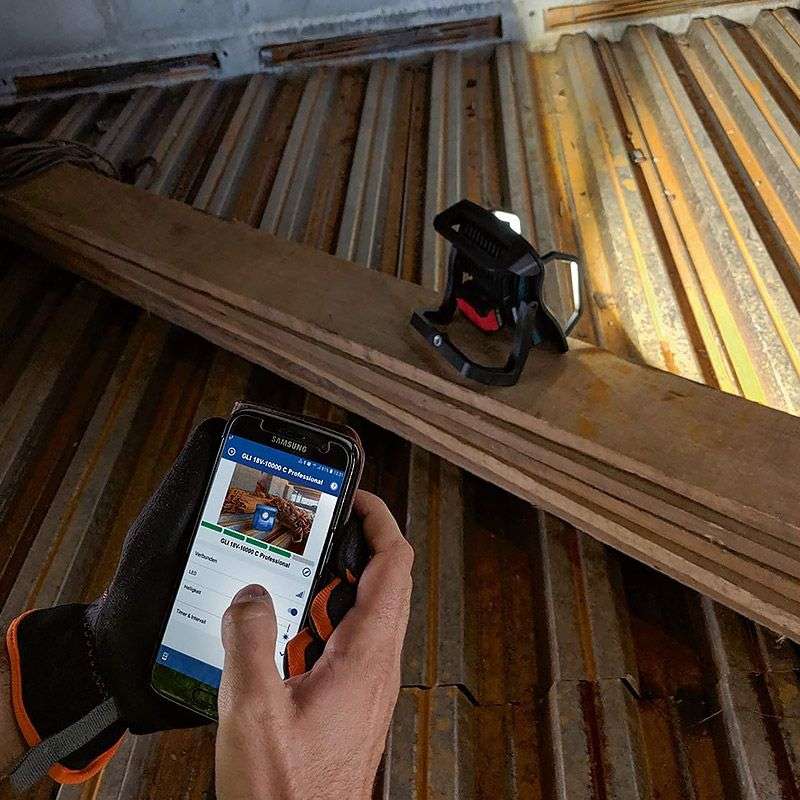 Lampe sans fil BOSCH 0601446800 - GLI 18V-4000 C Professional (vendu sans batterie)