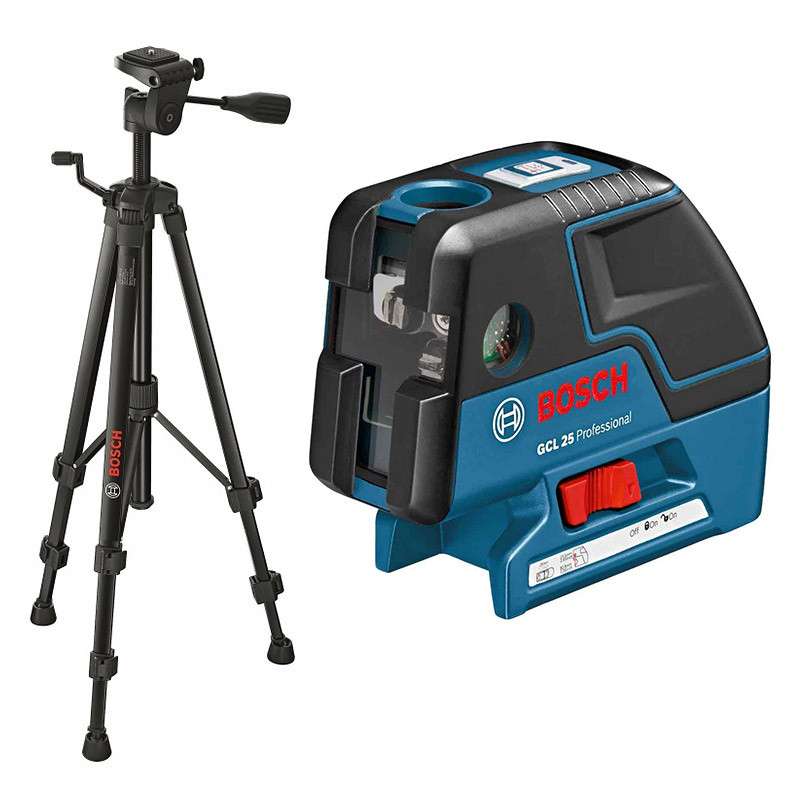 Laser points BOSCH 0601066B01 - GCL25 Professional + Trépied BT150