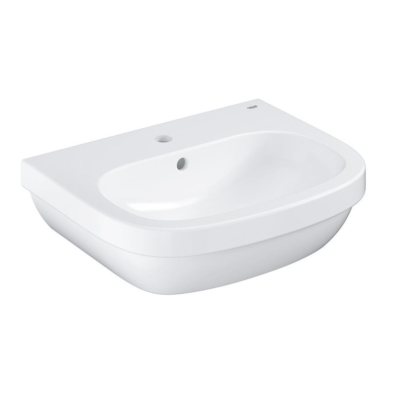 Lavabo suspendu EURO CERAMIC GROHE 3933600H avec pureguard - 55 cm