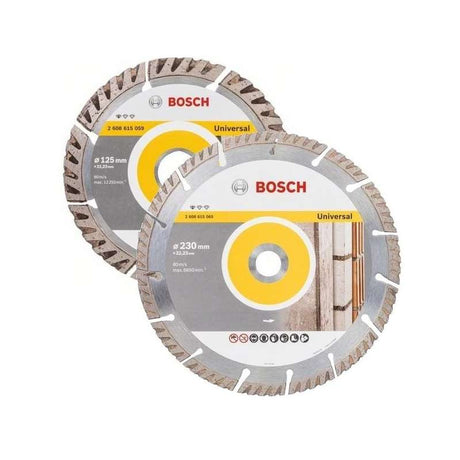 Lot de 2 disques diamant Bosch Professional 06159975H9 125mm/230mm spécial maçon