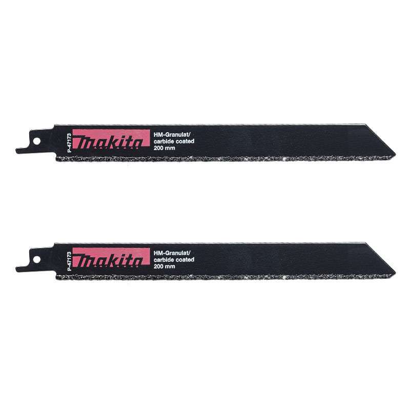 Lot de 2 lames de scie sabre MAKITA P-47173 pour fonte, brique,fibre de verre