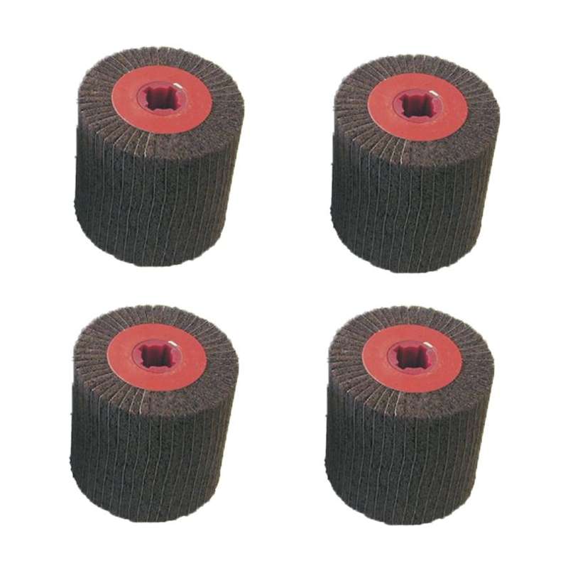 Lot de 4 rouleaux mixte DIAM INDUSTRIES CB-37531 Grain 60