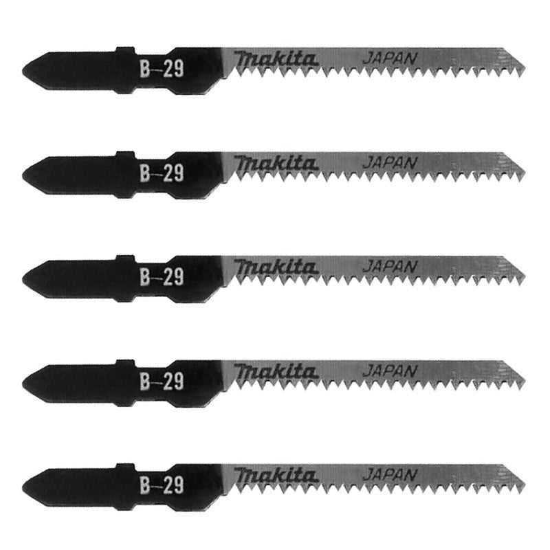 Lot de 5 Lames de scie sauteuse MAKITA A-80400 pour bois