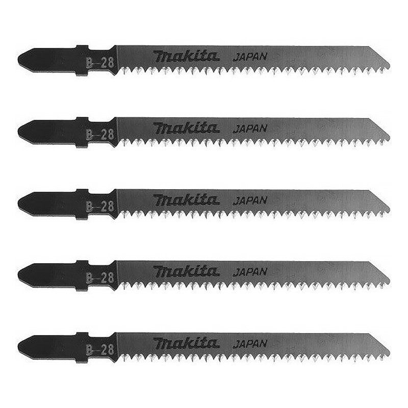 Lot de 5 Lames de scies sauteuses MAKITA A-80391 pour bois