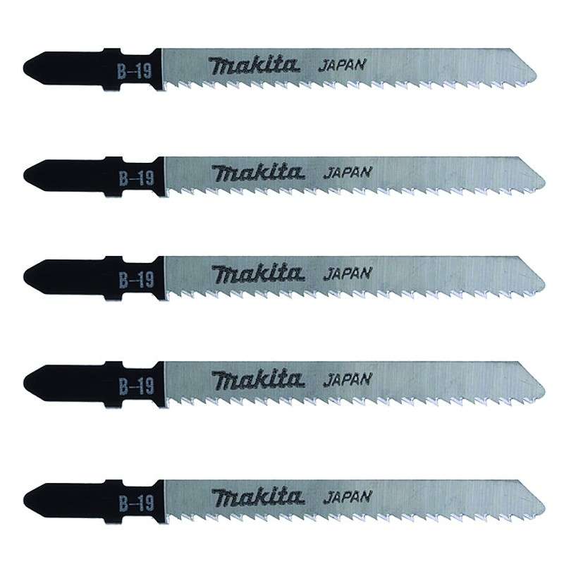 Lot de 5 lames MAKITA A-85715 HCS pour scie sauteuse