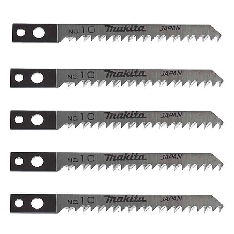 Lot de 5 lames MAKITA A-85818 coupe rapide pour bois, contre-plaqué et PVC (4 à 50 mm)