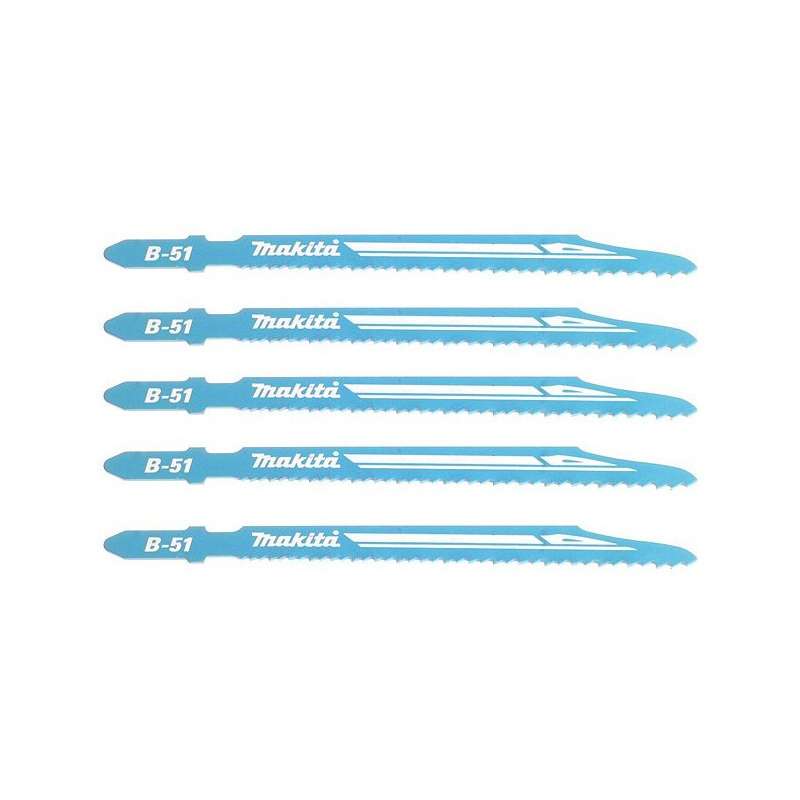 Lot de 5 lames MAKITA B-06476 B51 Super Express Métal