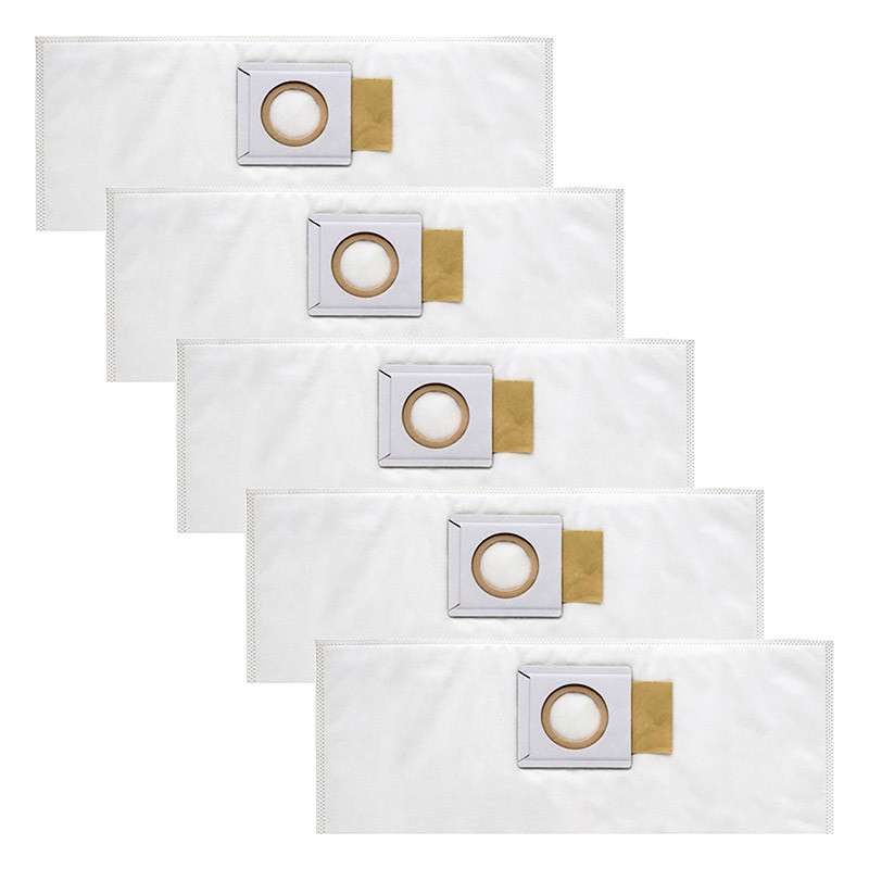 Lot de 5 sacs à poussière en papier filtrant pour aspirateur MAKITA VC1310L, VC2510L, VC2211M , DVC860LZ et DVC863LZ