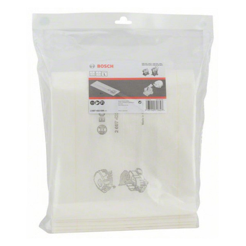 Lot de 5 sacs-filtres pour liquide BOSCH 2607432039 - Pour GAS 35-55