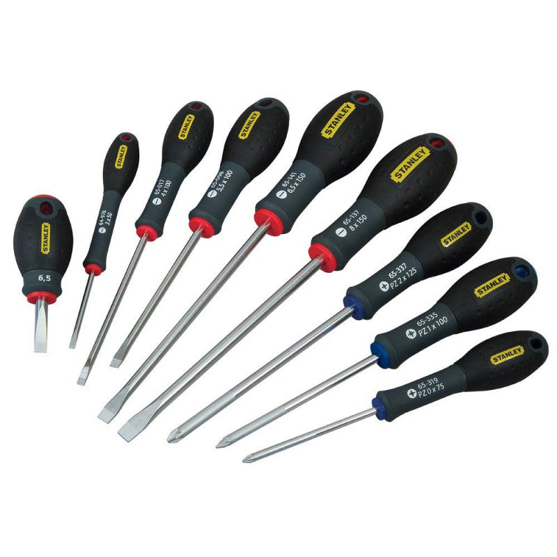 Malette de 9 tournevis STANLEY FATMAX FMHT65424-0 électricien + mécanicien - pozidriv