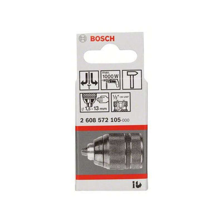 Mandrin automatique BOSCH 2608572105 1/2 jusqu’à 13 mm