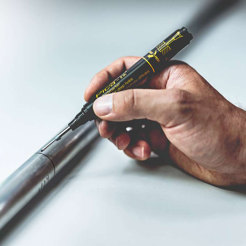 Marqueur trous profonds PICA-Ink noir 150/46/SB