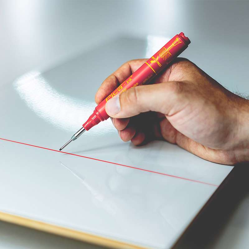 Marqueur trous profonds PICA-Ink rouge 150/40/SB