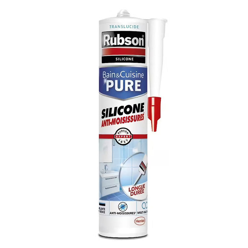 Mastic Cuisine & Bain RUBSON 217443 - Silicone - Transparent - 280mL