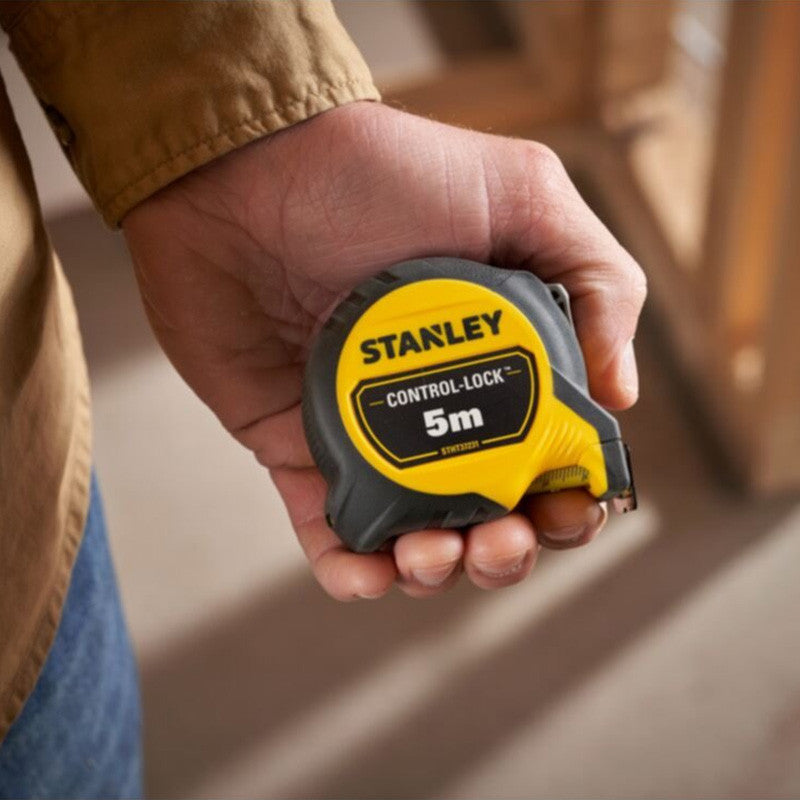 Mètre ruban STANLEY STHT37231-0 5m X 25mm double marquage magnétique control-lock