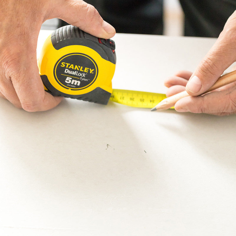 Mètre ruban tylon dual lock STANLEY STHT36803-0 5 m x 19 mm