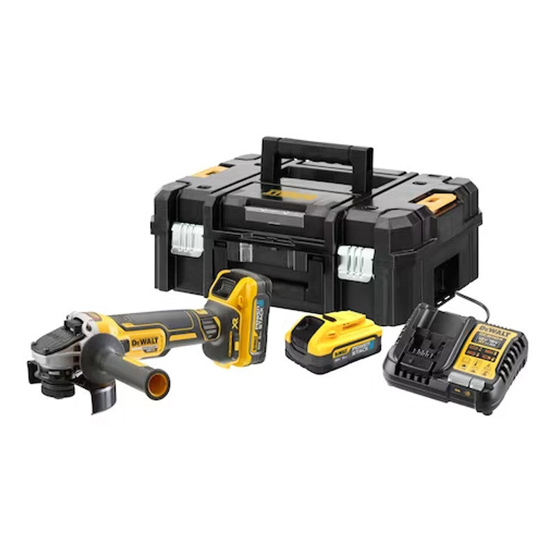 Meuleuse Ø125mm 18V DEWALT DCG409H2T-QW Brushless avec coffret et 2 batteries 5,0 Ah POWERSTACK