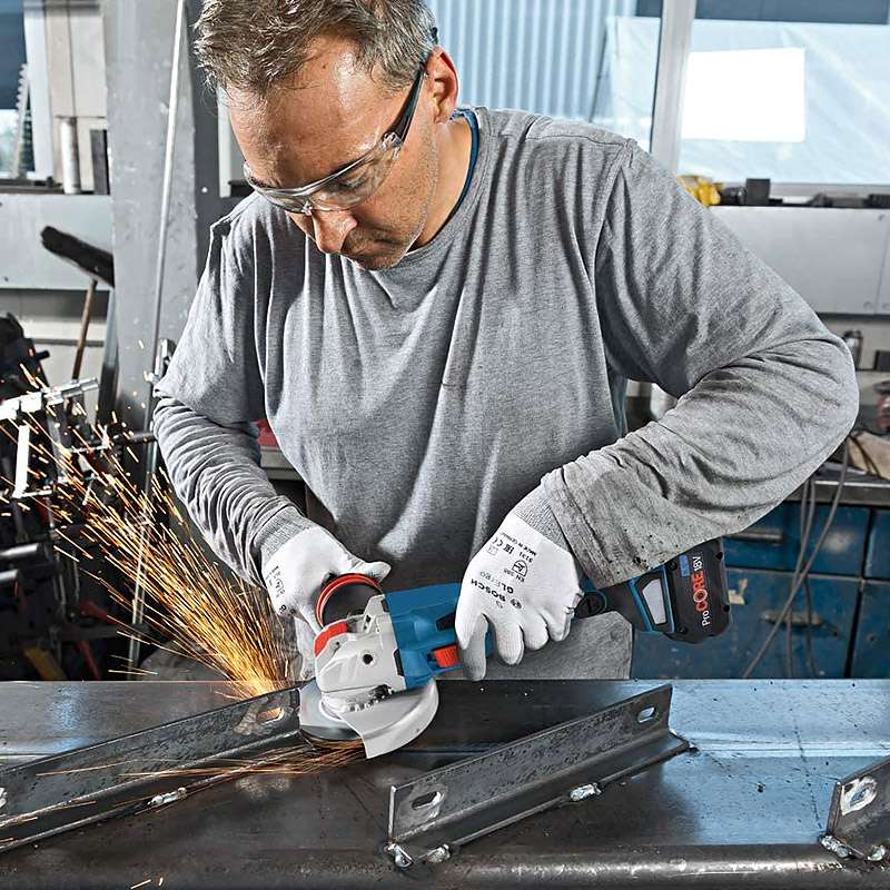 Meuleuse angulaire sans-fil BITURBO BOSCH 06019H6400 - GWX 18V-15 C Professional X-LOCK en L-Boxx (vendu sans batterie)