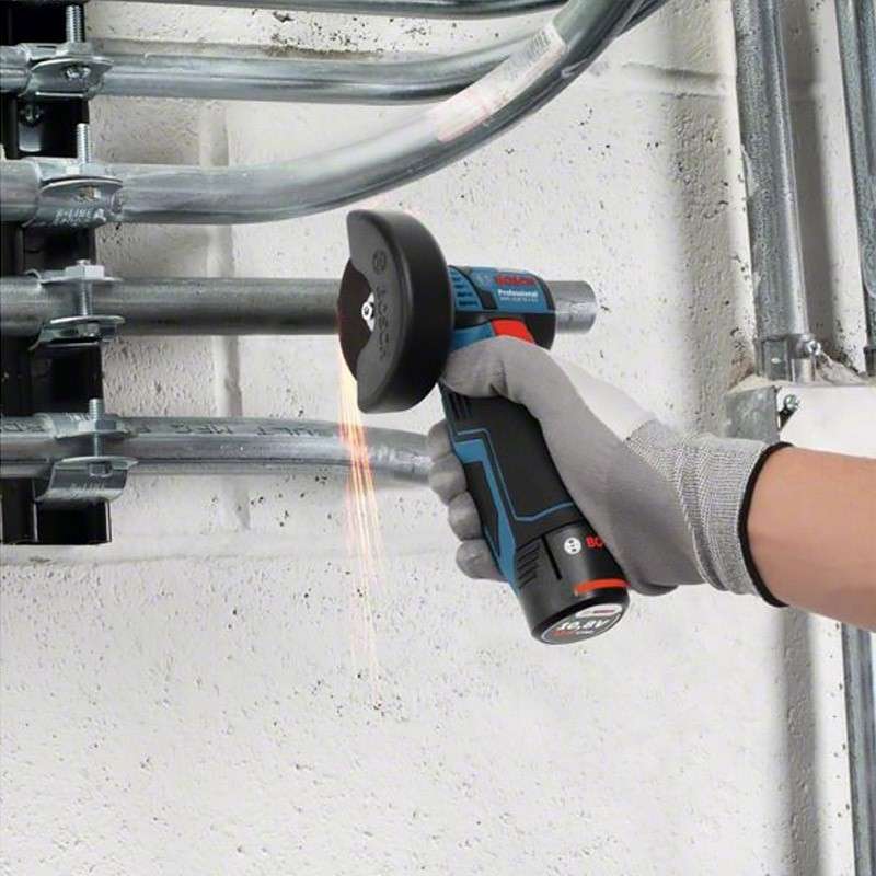 Meuleuse d'angle BOSCH 06019F200B - GWS 12V-76 V-EC Professional (2 x 3 Ah)