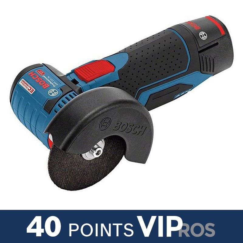 Meuleuse d'angle BOSCH 06019F200B - GWS 12V-76 V-EC Professional (2 x 3 Ah)