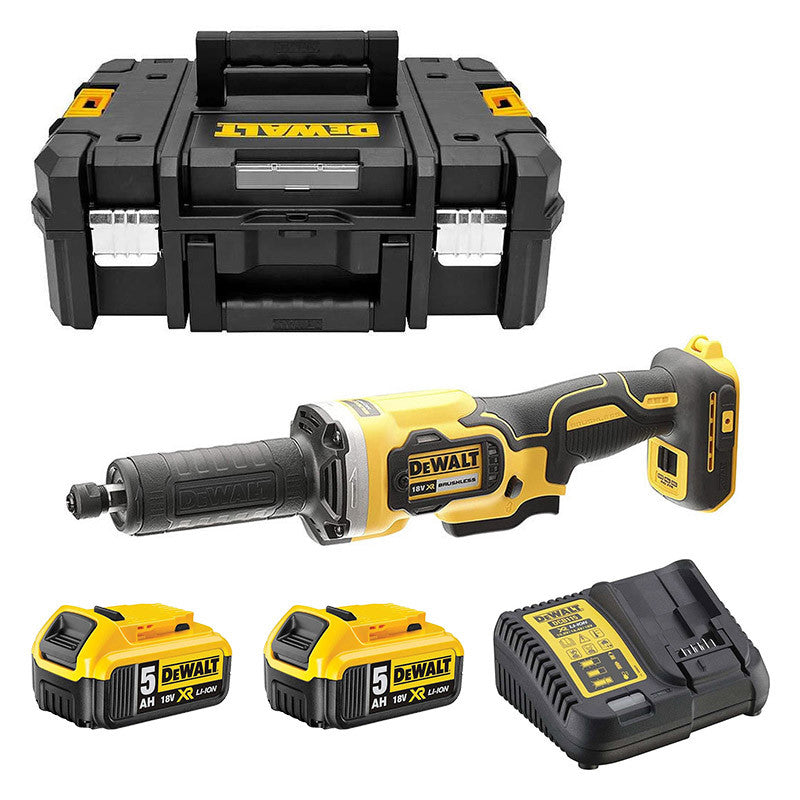 Meuleuse droite 18V DEWALT DCG426P2-QW Brushless avec coffret et 2 batteries