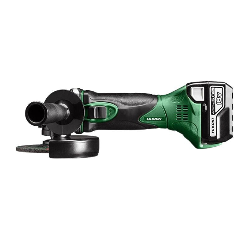 Meuleuse HIKOKI G18DSL2WUZ - Ø125mm 18V Li-Ion - 1 batterie 5,0Ah + chargeur en coffret Hit Case
