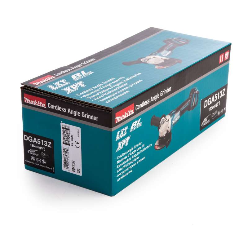 Meuleuse MAKITA DGA513Z - Ø 125mm - 18V Li-Ion (vendu sans batterie)