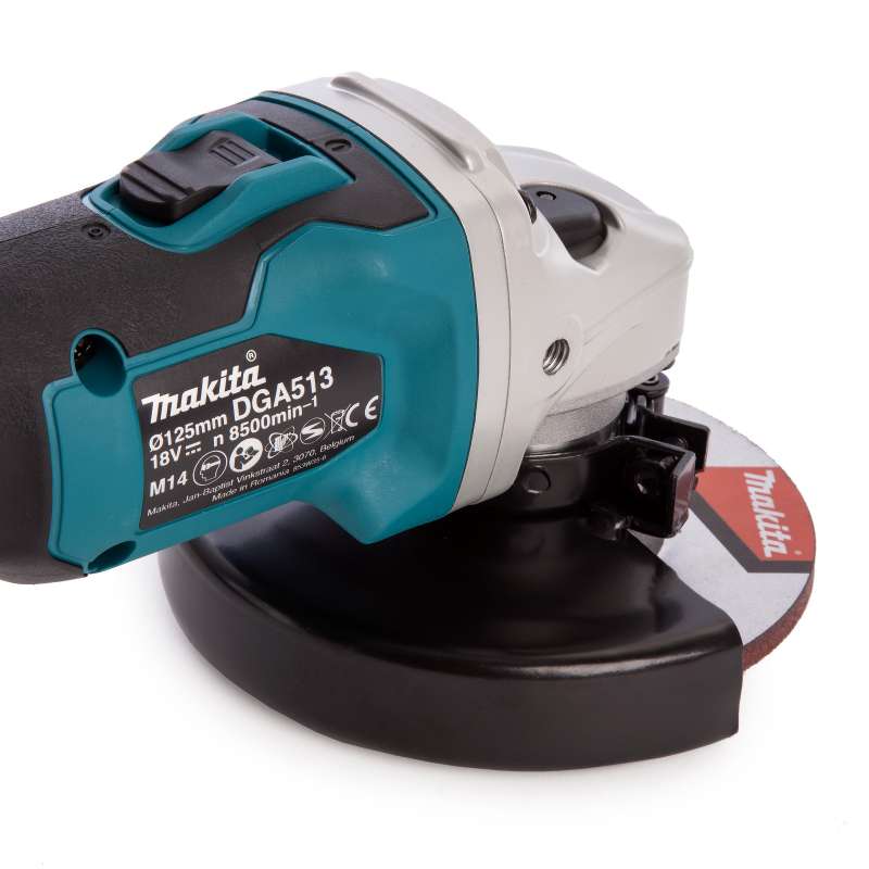 Meuleuse MAKITA DGA513Z - Ø 125mm - 18V Li-Ion (vendu sans batterie)
