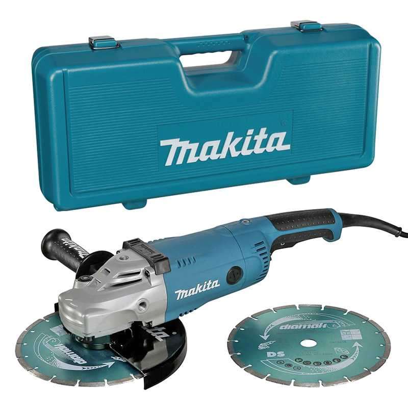 Meuleuse MAKITA GA9020RFK3 Ø 230 mm 2200 W + 2 Disques diamant