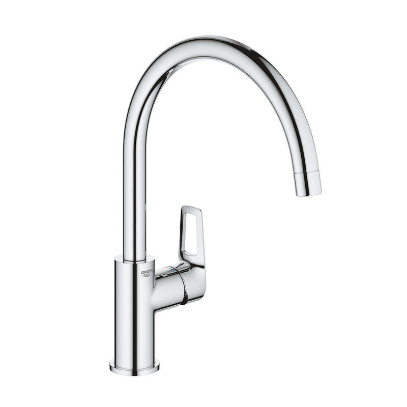 Mitigeur d'évier Bauloop 2020 GROHE 31368001 - monocommande - col de cygne - chrome