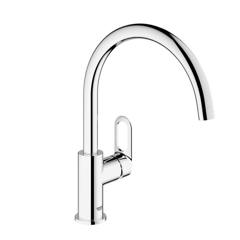 Mitigeur évier BAULOOP GROHE 31368000 - col de cygne - chromé