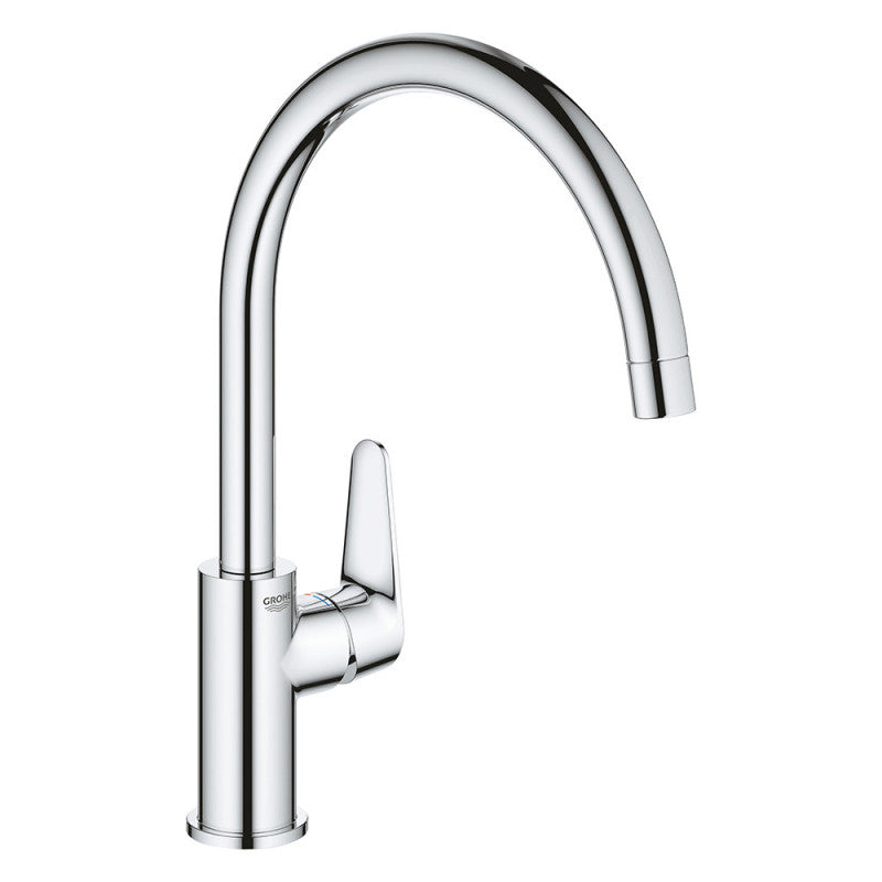 Mitigeur évier monocommande START CURVE GROHE 31554001 bec col de cygne - chrome