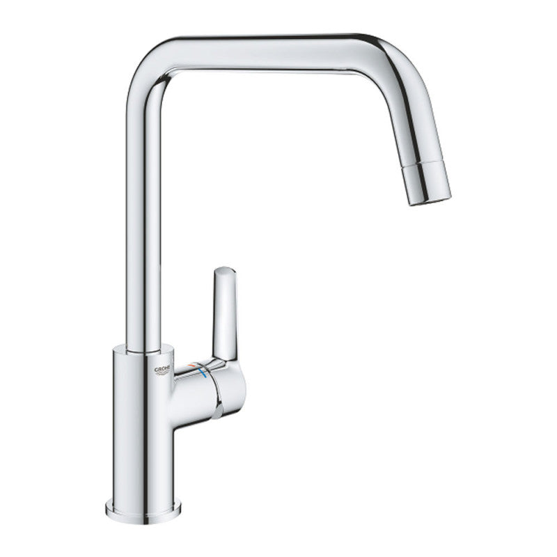 Mitigeur évier START GROHE 30470000 QuickFix Plus - bec haut- rotation 150° - chrome