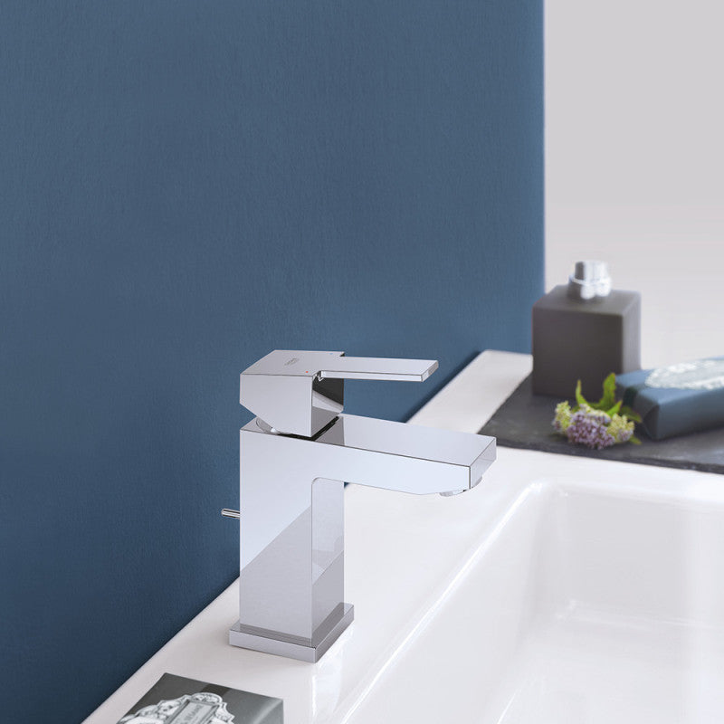 Mitigeur lavabo monocommande SAIL CUBE GROHE 23435000 bec bas - taille S - chrome