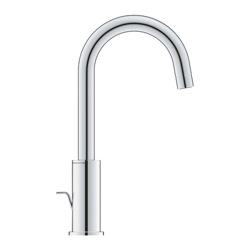 Mitigeur lavabo START GROHE 24203002 QuickFix - bec col de cygne pivotant- taille L - chrome