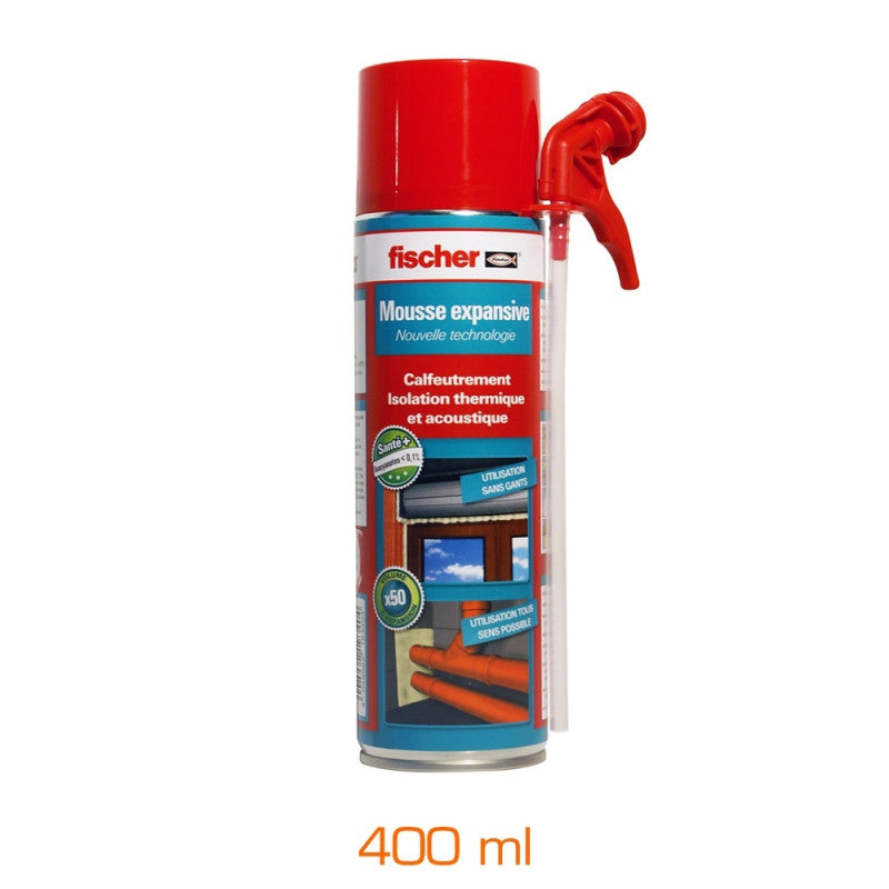 Mousse expansive Polyuréthane FISCHER 523975 400 ml