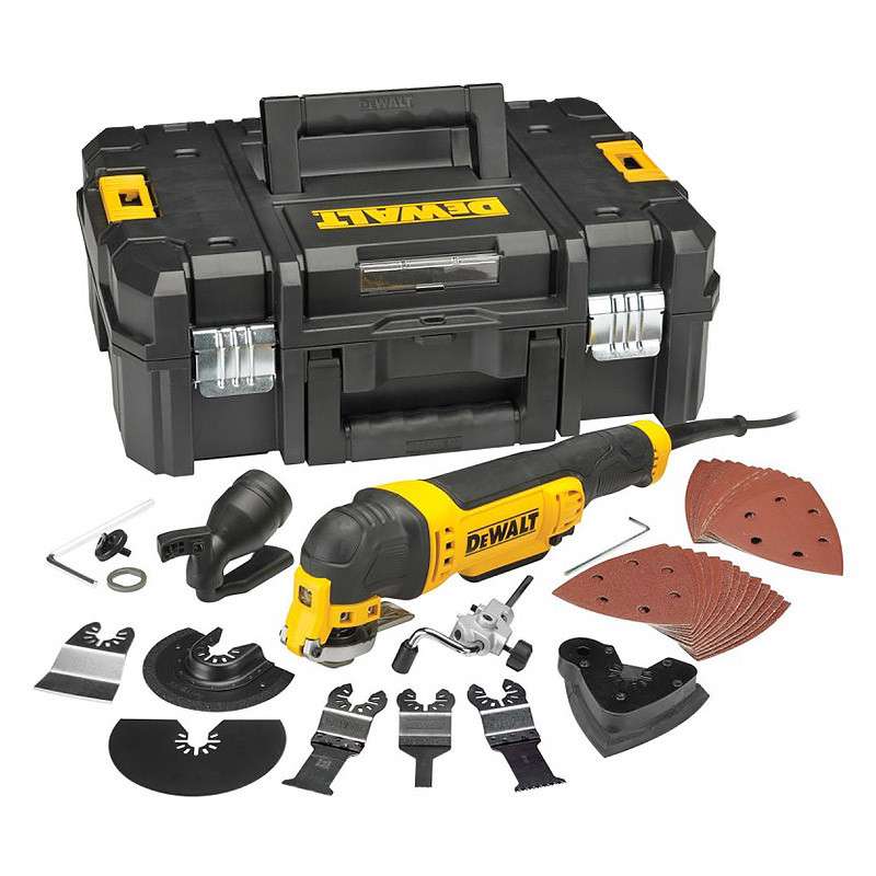 Multi-Cutter DEWALT DWE315KT - 300 W + 32 accessoires en coffret T-STAK