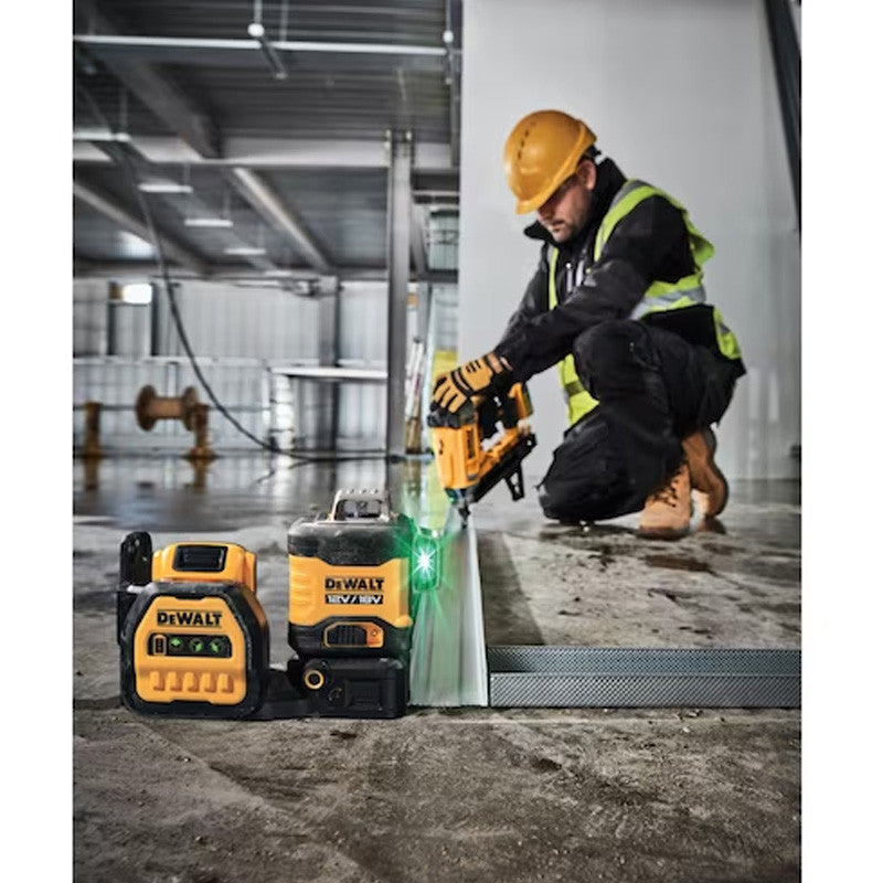 Niveau laser multi-lignes 3 faisceaux verts à 360° 12V / 18V DEWALT DCE089NG18-XJ