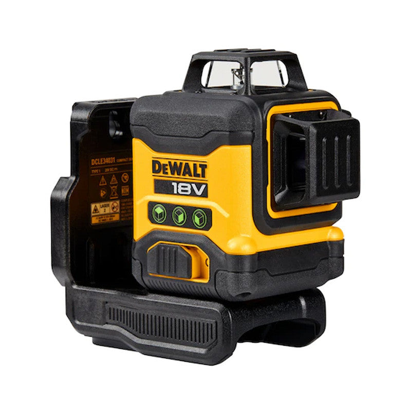Niveau laser multi-lignes compact 3 faisceaux verts à 360° 18V DEWALT DCLE34031N-XJ