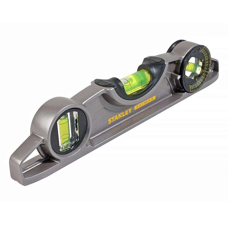 Niveau torpedo aluminium magnétique FATMAX PRO STANLEY 0-43-609 25 cm