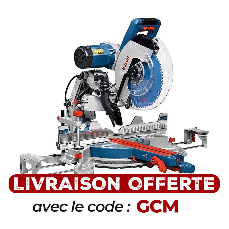 Scie à onglets Ø305mm BOSCH 0601B23600 - GCM 12 GDL Professional - 2000W