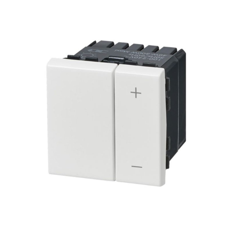 Variateur 400W toutes lampes Mosaic 2 modules blanc LEGRAND 099686