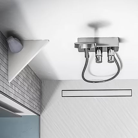 Etagère d'angle en résine 26 x 26 cm x 2,5 cm MARMOX imitation ardoise