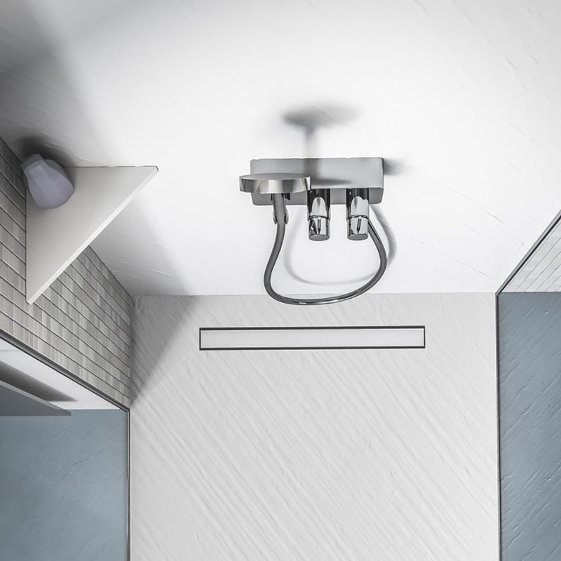 Etagère d'angle en Solid surface blanc lisse 26 x 26 cm x 2,5 cm MARMOX