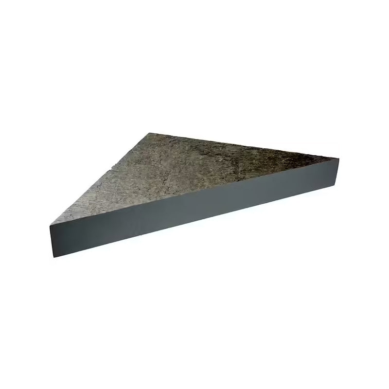 Banc d'angle pour douche en pierre naturelle 53 x 53 x 8 cm MARMOX