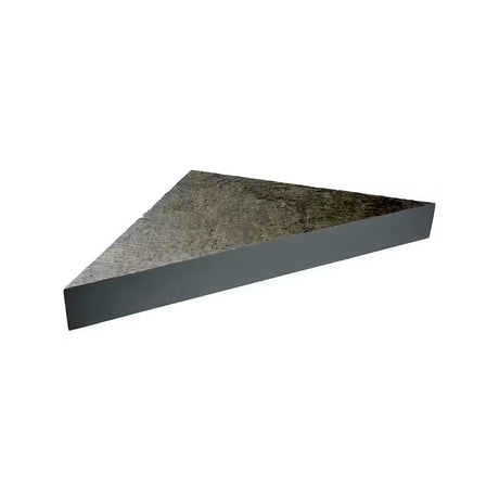 Banc d'angle pour douche en pierre naturelle 53 x 53 x 8 cm MARMOX