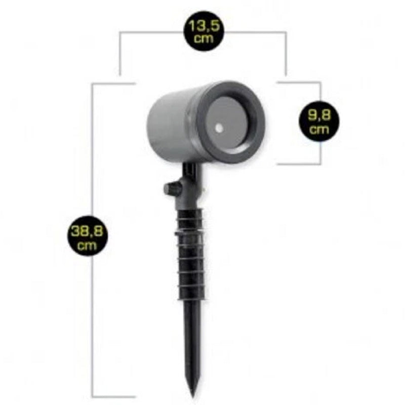 Projecteur laser animé - rouge et vert